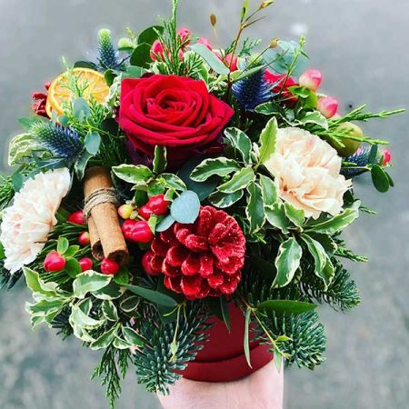 Festive Berry Hatbox