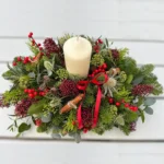 woodland berry centrepiece